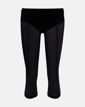 Magda Butrym Skinny Capri Trousers And Briefs Set - Black