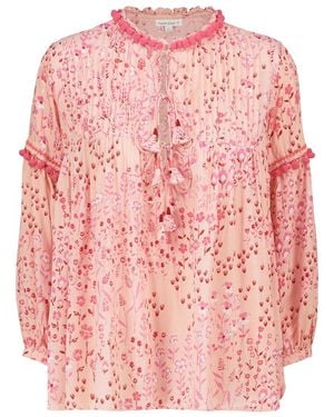 Poupette Clara Floral Blouse - Pink