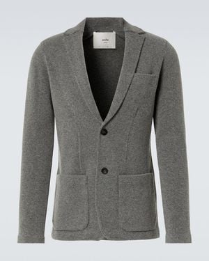 arch4 Mr Poole Wool And Cashmere Cardigan - Grey
