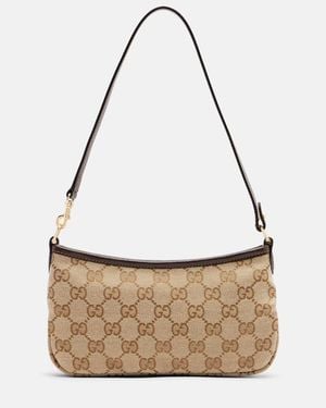 Gucci Sac Gossip Small En Toile Gg - Métallisé
