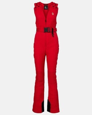 Moncler Down Ski Suit - Red