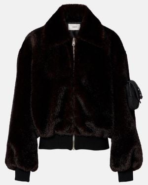 Coperni Cropped Bomber Jacket - Black