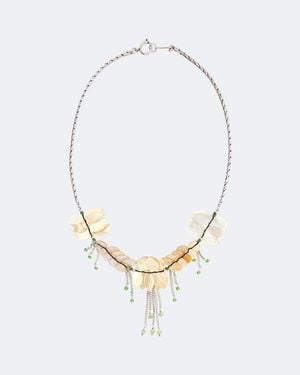 Isabel Marant Halsey Embellished Necklace - Metallic