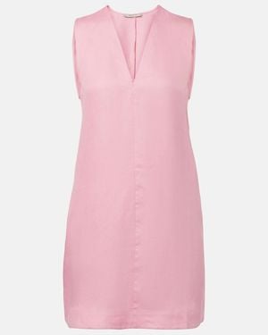 Asceno Derya Linen Minidress - Pink