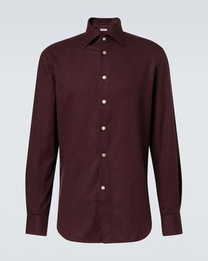 Kiton Cotton Shirt - Purple