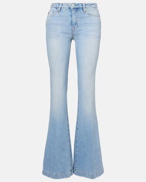 AG Jeans Tropea High-Rise Flared Jeans - Blue