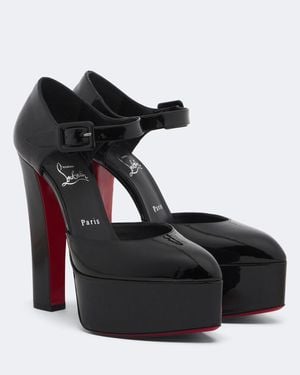 Christian Louboutin Plateau-Pumps Jenna Aus Lackleder - Schwarz