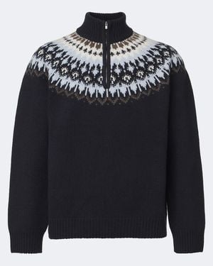 arch4 Pull Mr Saint Gervais En Cachemire - Bleu