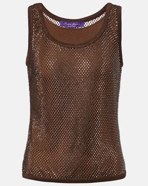 Ralph Lauren Melony Embellished Top - Brown