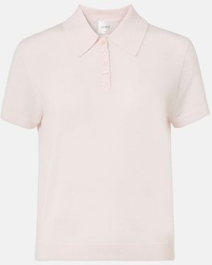 Leset James Wool Polo Shirt - White