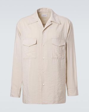 Lemaire Hemd Aus Einem Seidengemisch - Natur