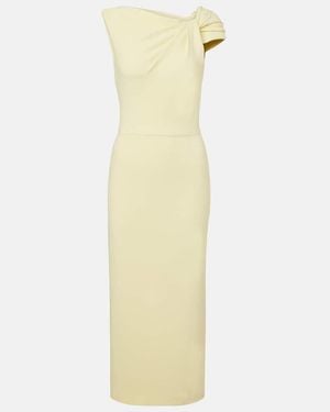 Givenchy Draped Cocktail Dress - Yellow