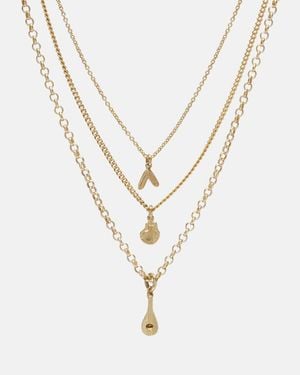 ALÉMAIS Le Jardin Chain Necklace - Metallic
