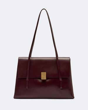 KHAITE Schultertasche Soft Blake Medium Aus Leder - Lila