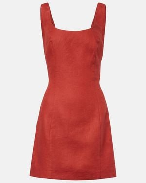 SIR. Linen Minidress - Red