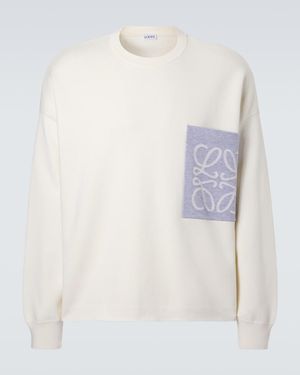 Loewe Anagram Sweatshirt - White
