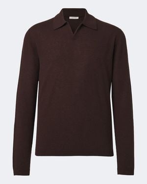 The Row Polopullover Ripley Aus Kaschmir - Braun