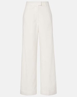 Frankie Shop Weite Hose Brickell - Weiß