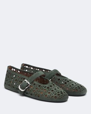 Alaïa Bailarinas Vienne De Ante - Verde