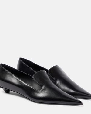 Proenza Schouler Point 25 Leather Court Shoes - Black