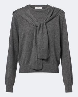 arch4 Pullover Erin Aus Kaschmir - Grau