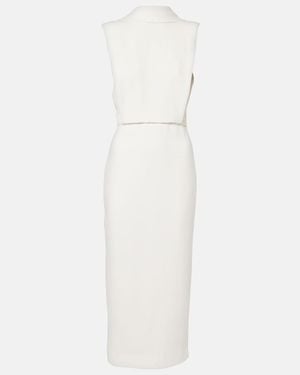 Roland Mouret Cady Midi Dress - White