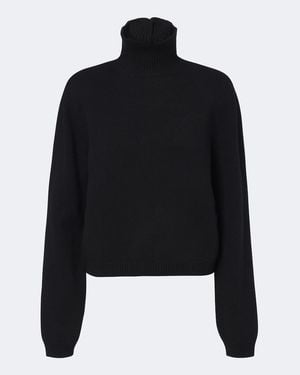 Rohe Wool And Cashmere Turtleneck Jumper - Black