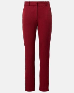 JOSEPH Coleman Slim Pants - Red