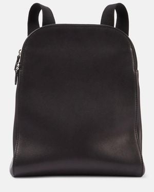 The Row Leather Backpack - Black