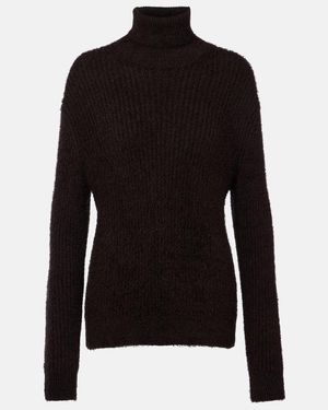 Loro Piana Rollkragenpullover Aus Wolle - Schwarz