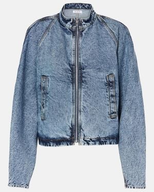 Alaïa Denim Jackets - Blue