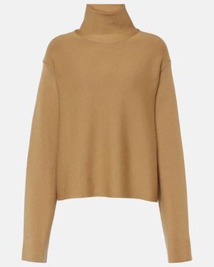 KHAITE Rollkragenpullover Sree Aus Wollgemisch - Natur
