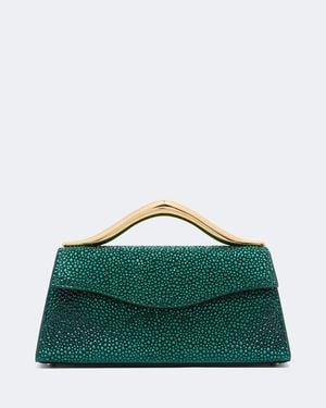 Elie Saab Verzierte Henkeltasche Petit Wave - Grün