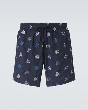 Vilebrequin Bedruckte Badehose - Blau