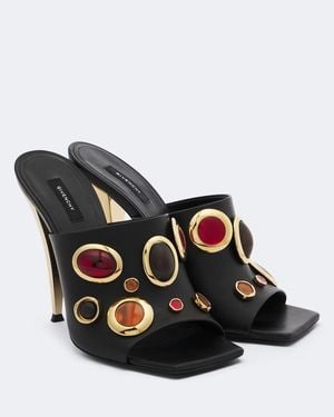 Givenchy Mules Sliced Square - Nero