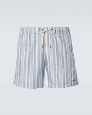 Moncler Badeshorts Archivio - Blau