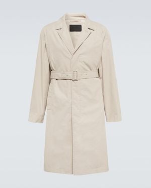 Prada Mantel Aus Canvas - Natur