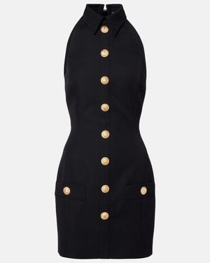 Balmain Dress With Collar - Black