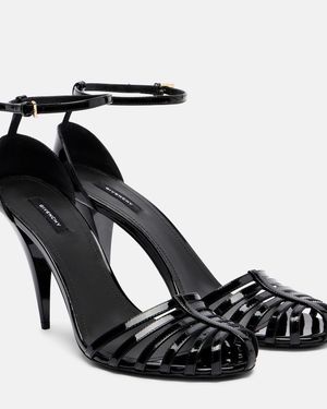 Givenchy 95 Patent Leather Sandals - Black