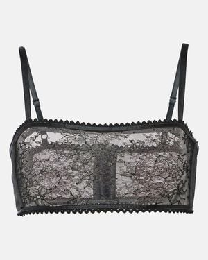 Wardrobe NYC Bralette Aus Spitze - Grau