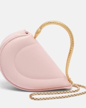 BVLGARI Serpenti Cuoricino Mini Top-Handle Bag - Pink