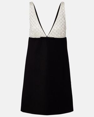 Dorothee Schumacher Emotional Essence Bow-Detail Sequined Minidress - Black