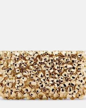 Jonathan Simkhai Reese Small Embellished Clutch - Metallic