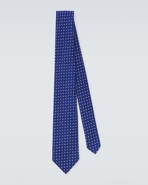 Charvet Silk Jacquard Tie - Blue