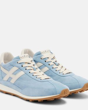 Hogan H699 Suede Trainers - Blue