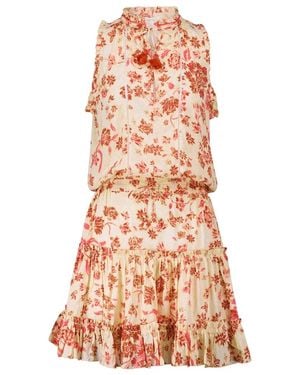 Poupette Clara Floral Minidress - Orange