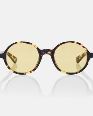 Bottega Veneta Round Sunglasses - Brown