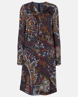 Etro Printed Minidress - Black