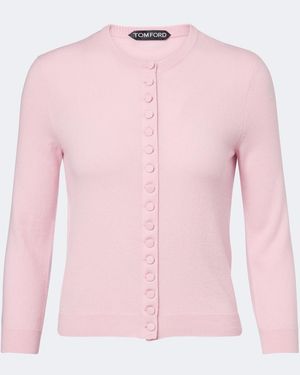 Tom Ford Cashmere Cardigan - Pink