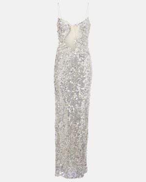 Christopher Esber Salacia Embellished Gown - White